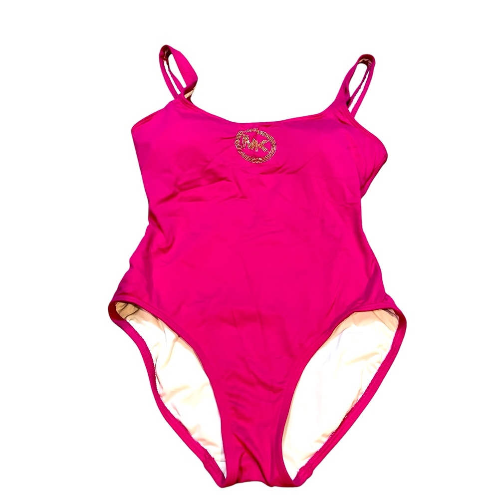 Michael Michael Kors Pink Swimsuit women's size 12 EUC
